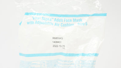 Vyaire R6850KS Vital Signs Adult Face Mask with Adjustable Air Cushion Size 5(x)